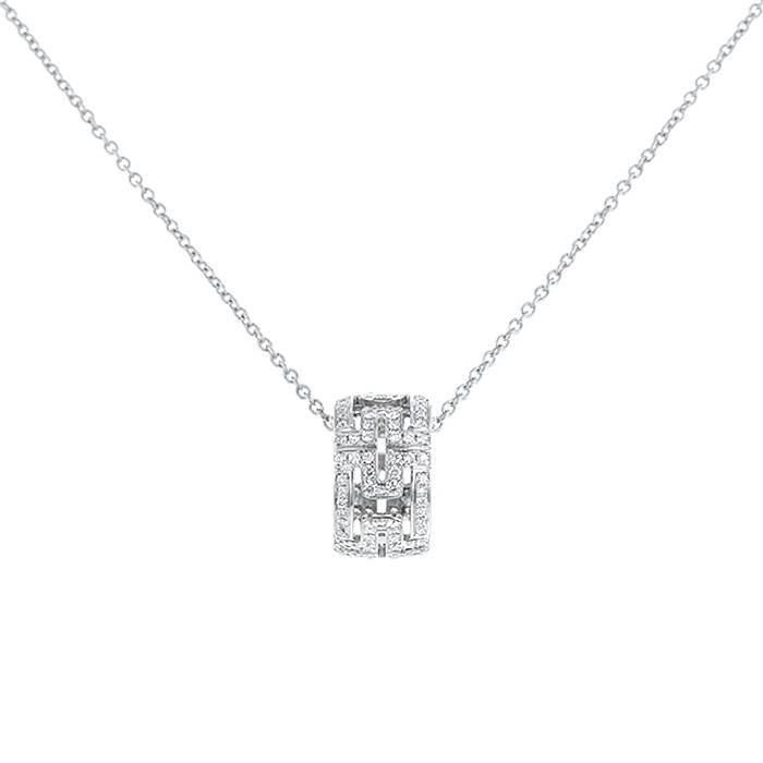 [Echo ]PARENTESI HALSKETTE SILBER DIAMANT
