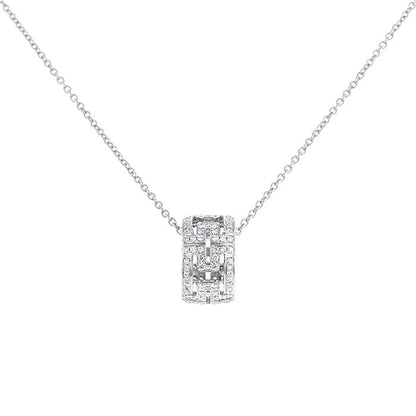 [Echo ]PARENTESI HALSKETTE SILBER DIAMANT