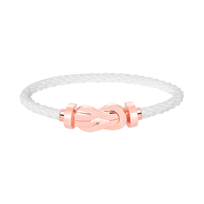 [Echo ]CHANCE LARGE 8 FIGURE BUCKLE NO DIAMOND BRACELET ROSE GOLD