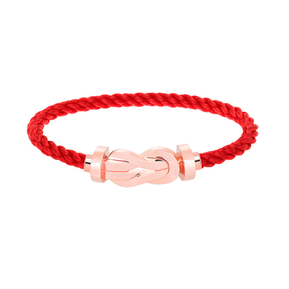 [Echo ]CHANCE LARGE 8 FIGURE BUCKLE NO DIAMOND BRACELET ROSE GOLD