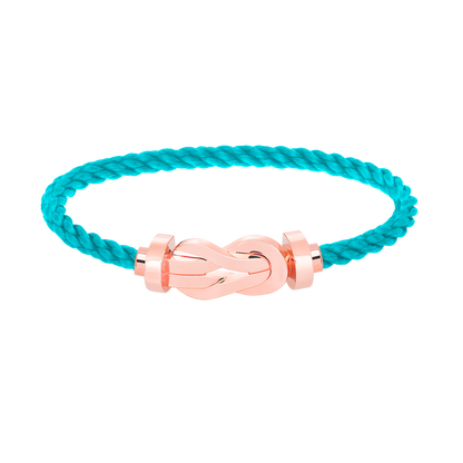 [Echo ]CHANCE LARGE 8 FIGURE BUCKLE NO DIAMOND BRACELET ROSE GOLD
