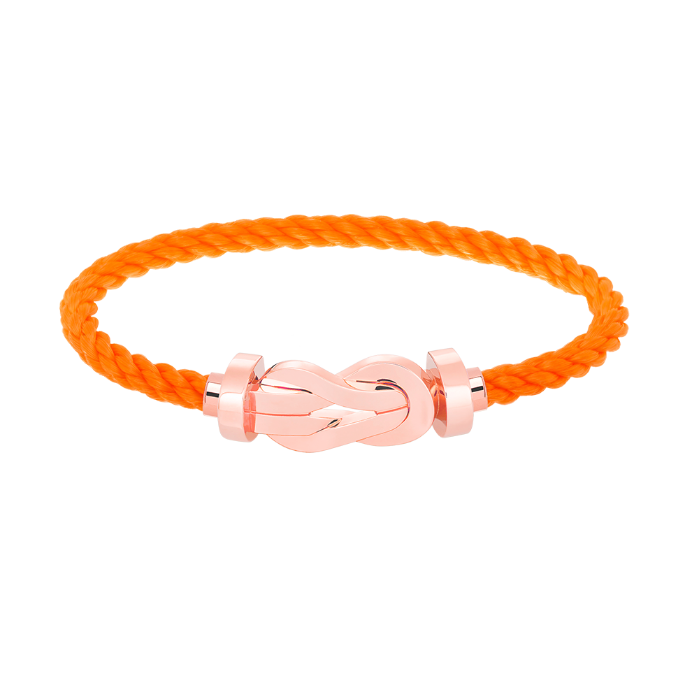 [Echo ]CHANCE LARGE 8 FIGURE BUCKLE NO DIAMOND BRACELET ROSE GOLD