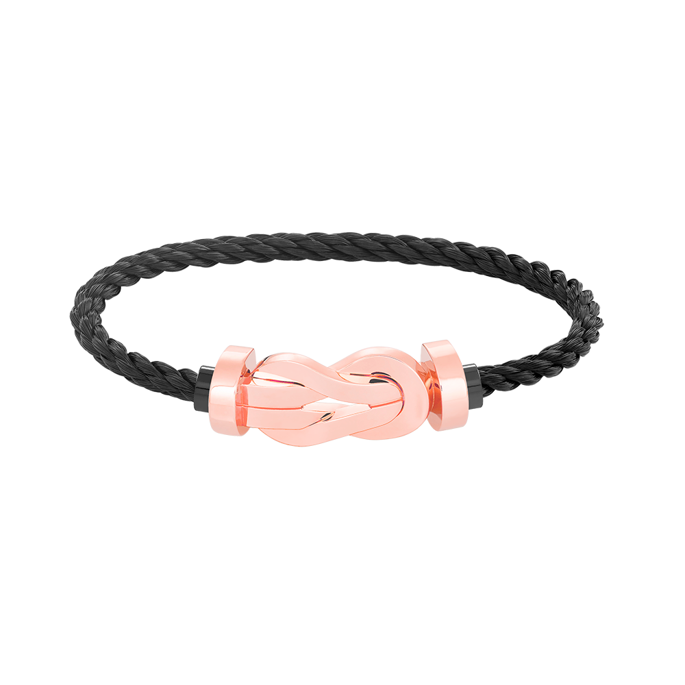 [Echo ]CHANCE LARGE 8 FIGURE BUCKLE NO DIAMOND BRACELET ROSE GOLD