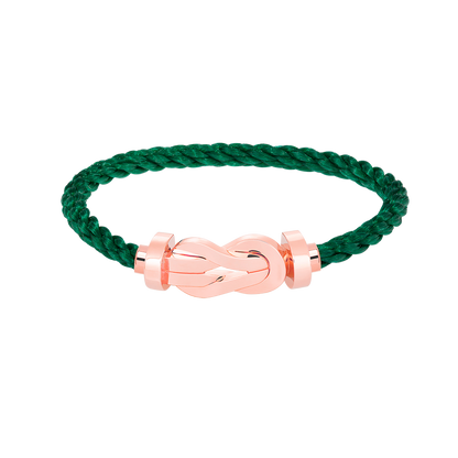 [Echo ]CHANCE LARGE 8 FIGURE BUCKLE NO DIAMOND BRACELET ROSE GOLD