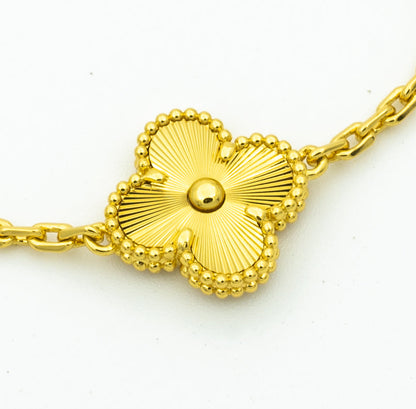 [Echo]CLOVER BRACELET 5 MOTIFS GOLD DIAMOND