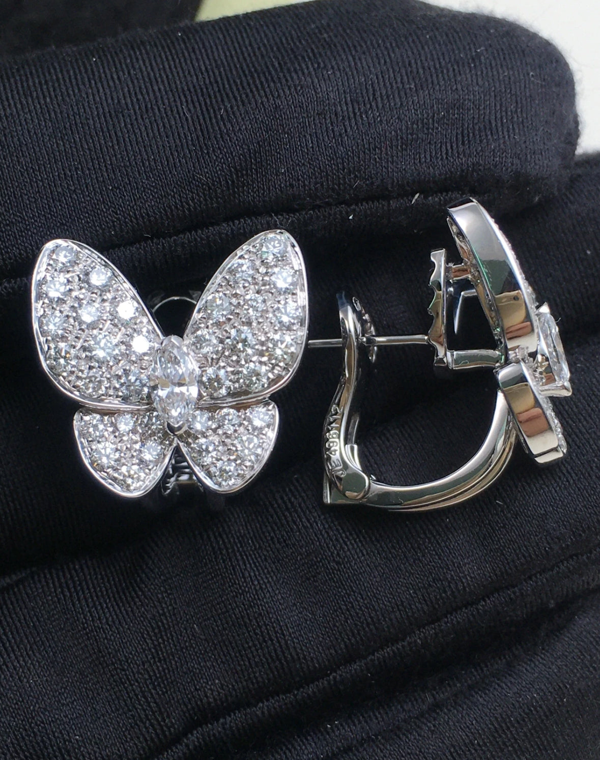 [Echo ]BUTTERFLY ALL DIAMOND EARRINGS