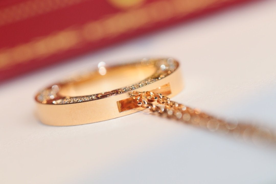 [Echo ]LOVE NECKLACE ADJUSTABLE ROSE GOLD