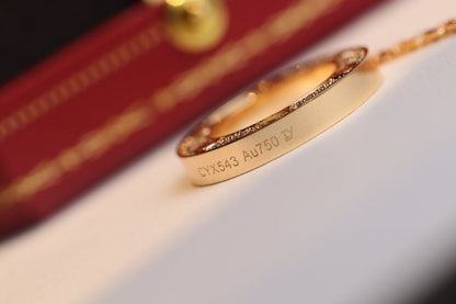 [Echo ]LOVE NECKLACE ADJUSTABLE ROSE GOLD