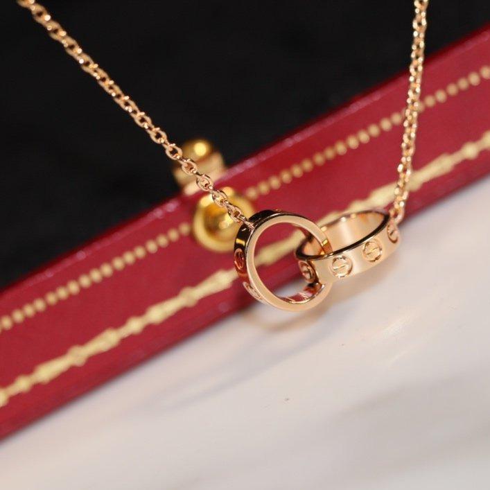 [Echo] LIEBESHALSKETTE ROSA GOLD UND SILBER 