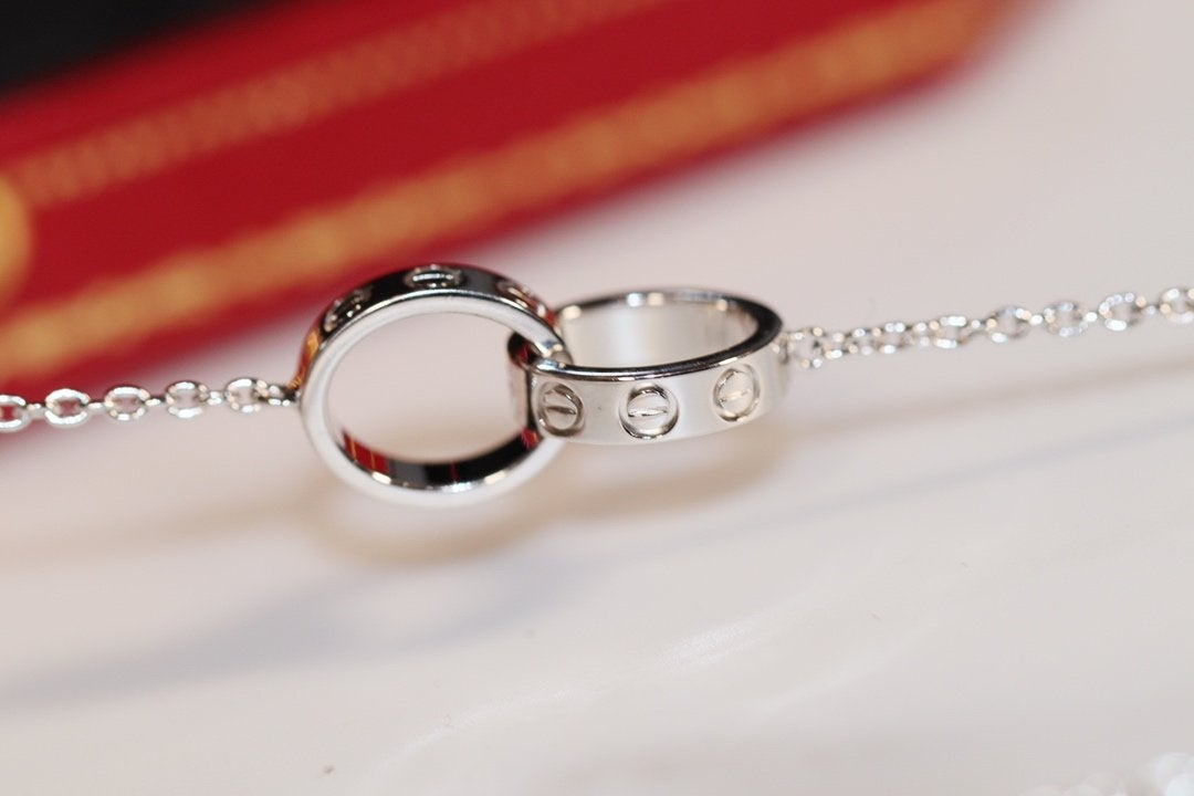 [Echo] LIEBESHALSKETTE ROSA GOLD UND SILBER 