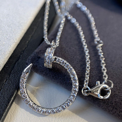 [Echo ]JUSTE NECKLACE SILVER DIAMONDS