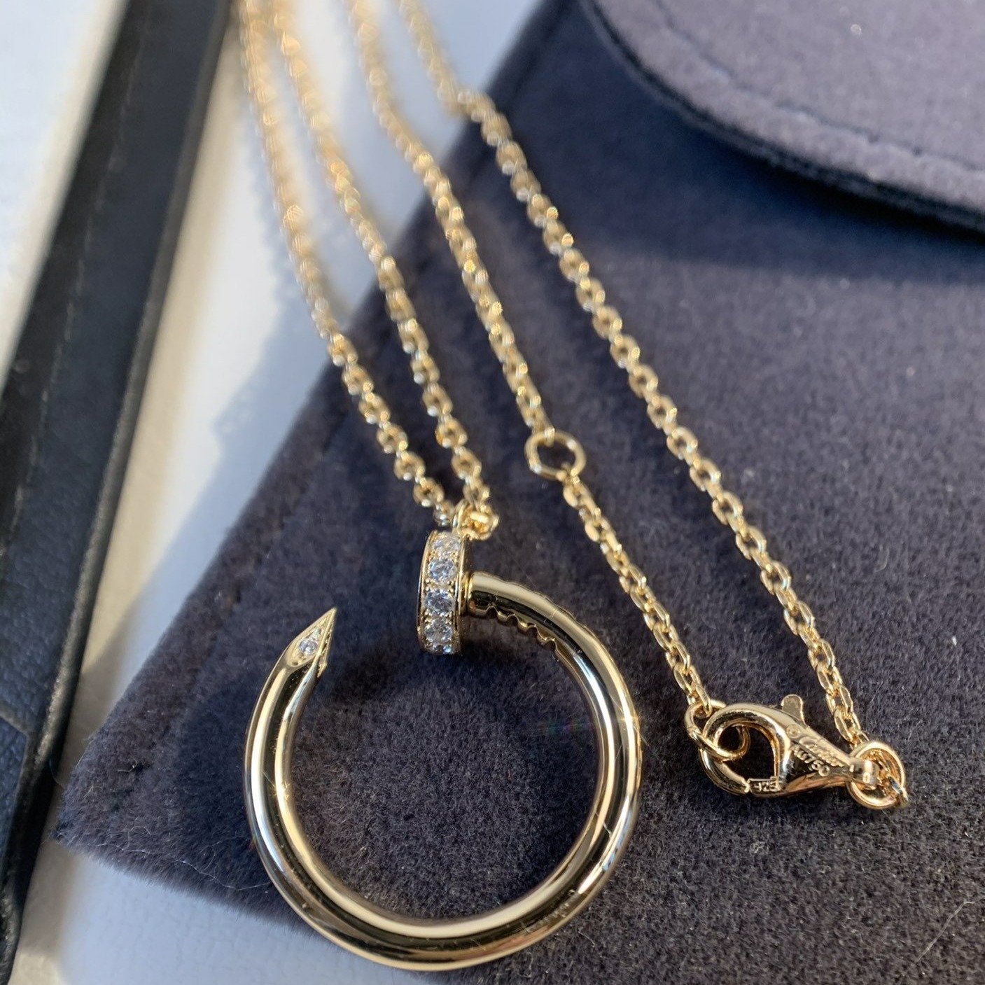 [Echo ]JUSTE NECKLACE PINK GOLD