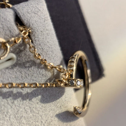 [Echo ]JUSTE NECKLACE PINK GOLD