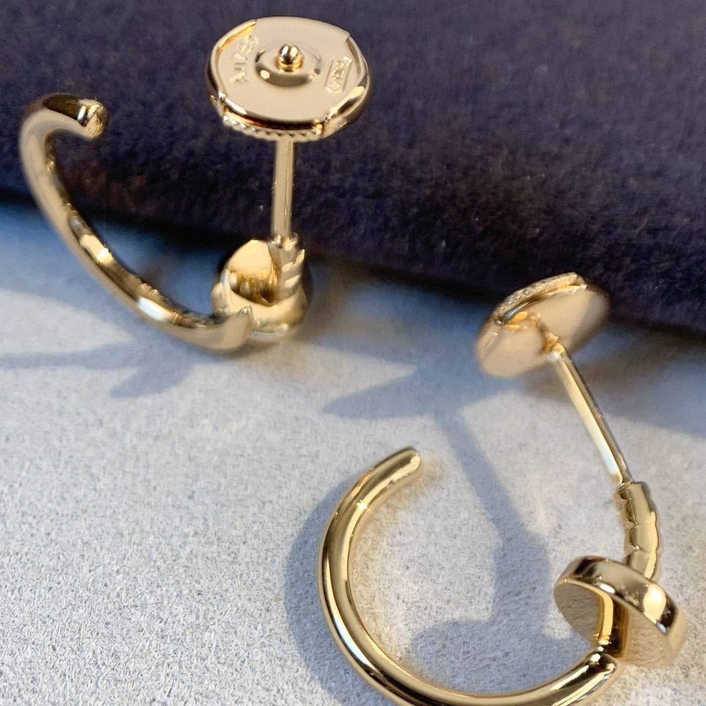 [Echo ]JUSTE EARRINGS PINK GOLD