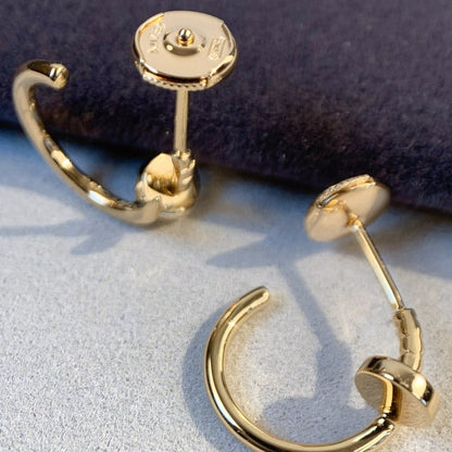 [Echo ]JUSTE EARRINGS PINK GOLD