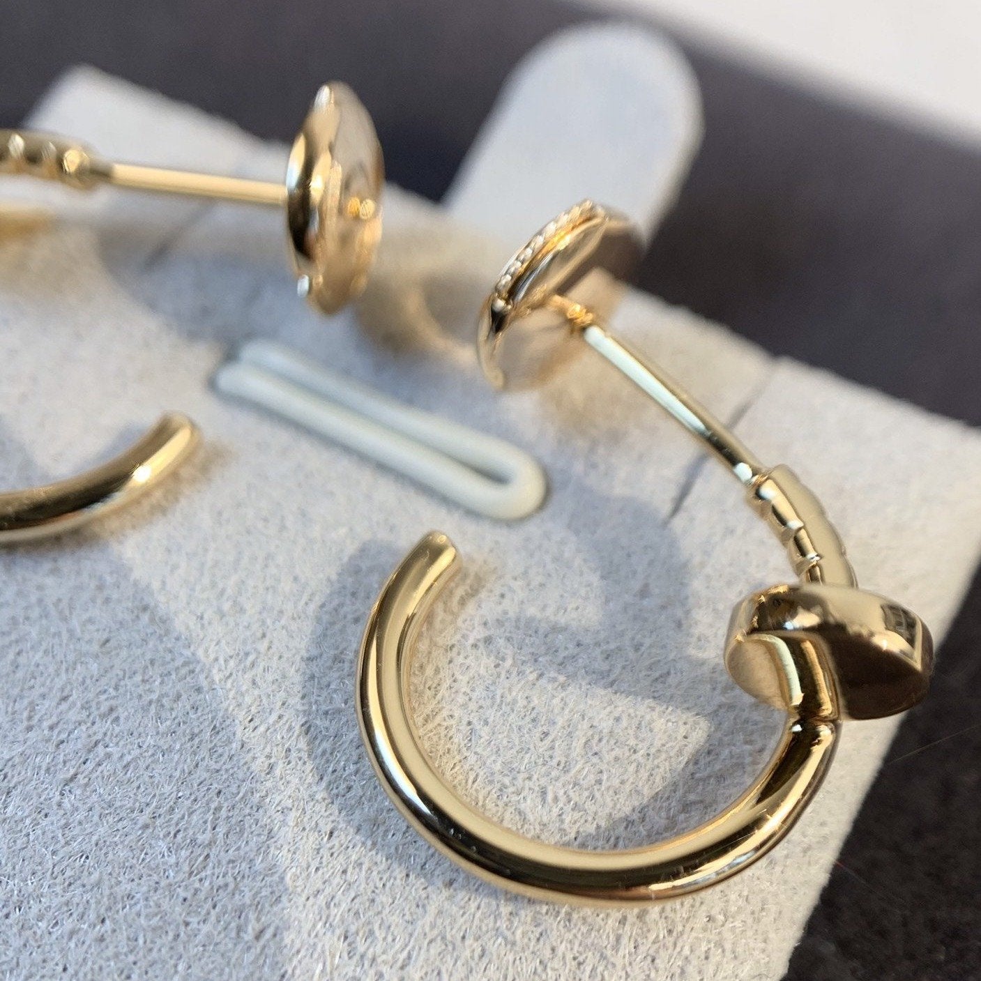 [Echo ]JUSTE EARRINGS PINK GOLD