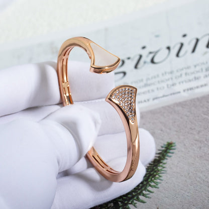 [Echo ]DREAM BRACELET OPEN PINK GOLD MOP DIAMOND