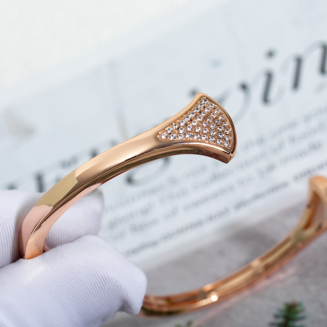 [Echo ]DREAM BRACELET OPEN PINK GOLD MOP DIAMOND