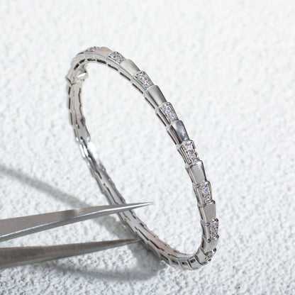 [Echo ]SERPENTI BRACELET SILVER DIAMOND
