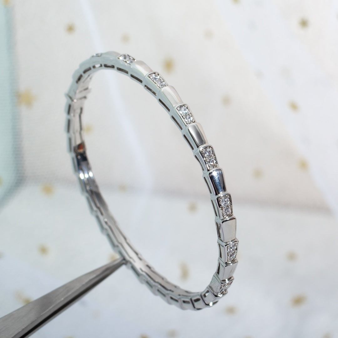 [Echo ]SERPENTI BRACELET SILVER DIAMOND