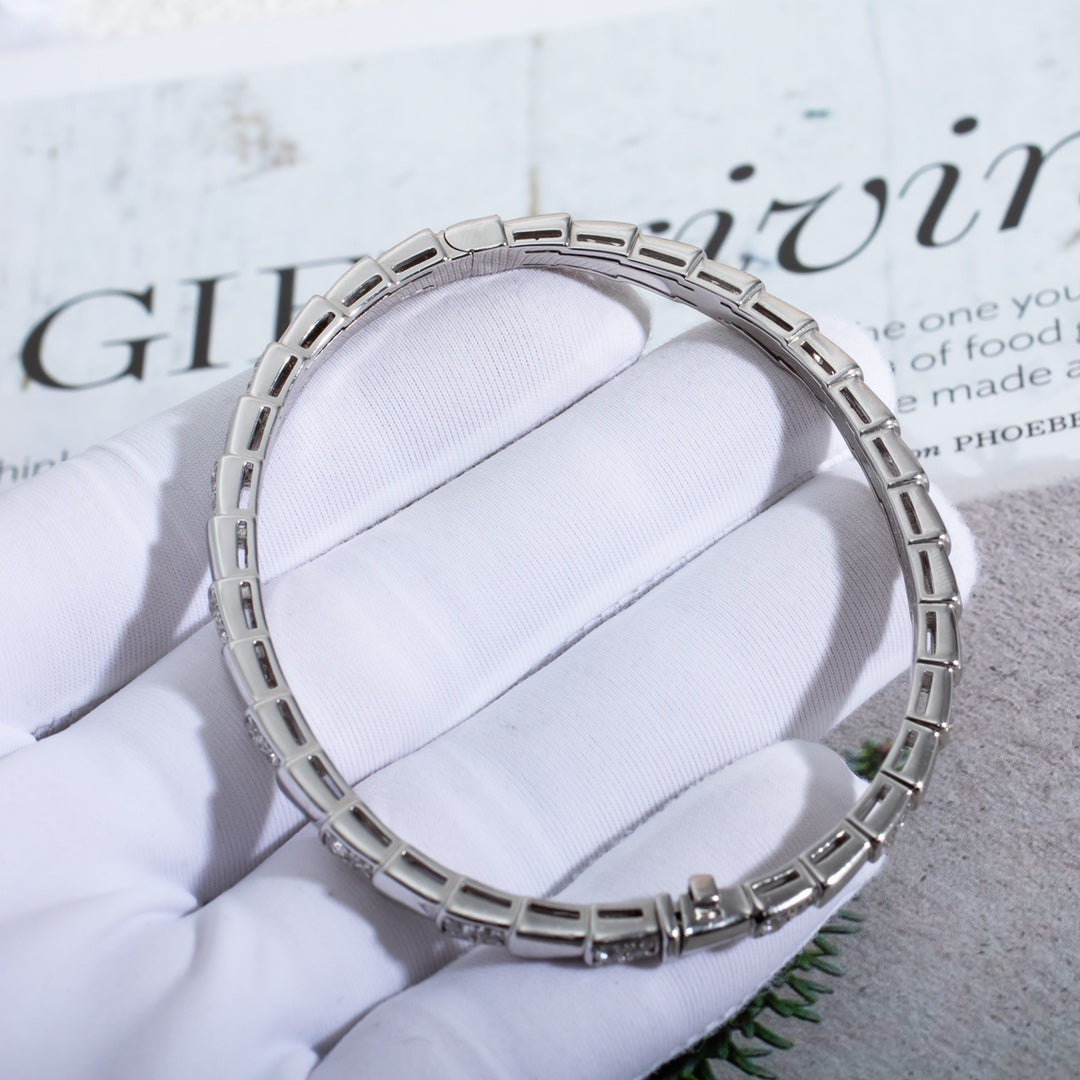 [Echo ]SERPENTI BRACELET SILVER DIAMOND