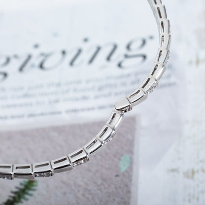 [Echo ]SERPENTI BRACELET SILVER DIAMOND