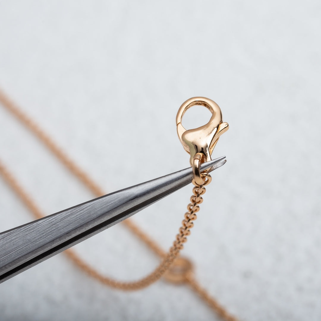 [Echo ]PARENTESI NECKLACE PINK GOLD