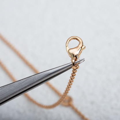 [Echo ]PARENTESI NECKLACE PINK GOLD