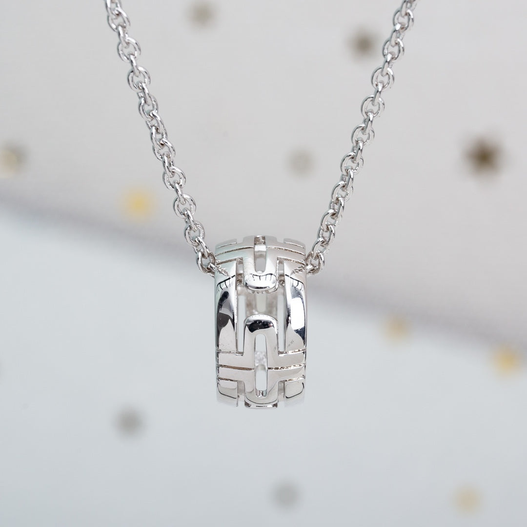 [Echo ]PARENTESI NECKLACE SILVER