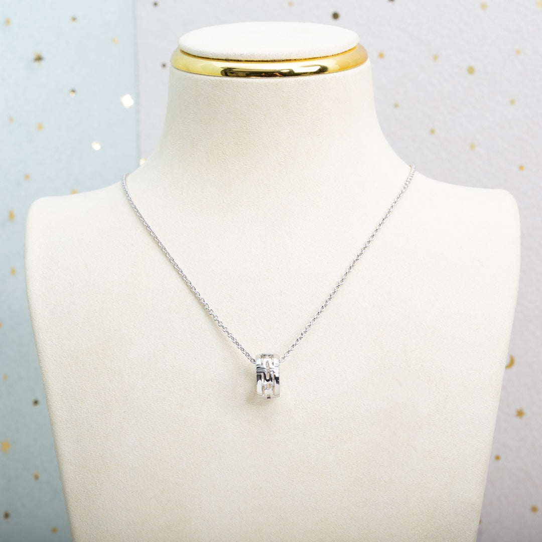 [Echo ]PARENTESI NECKLACE SILVER