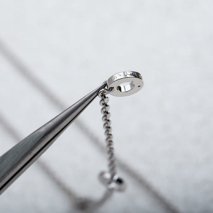 [Echo ]PARENTESI NECKLACE SILVER