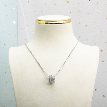 [Echo ]PARENTESI HALSKETTE SILBER DIAMANT