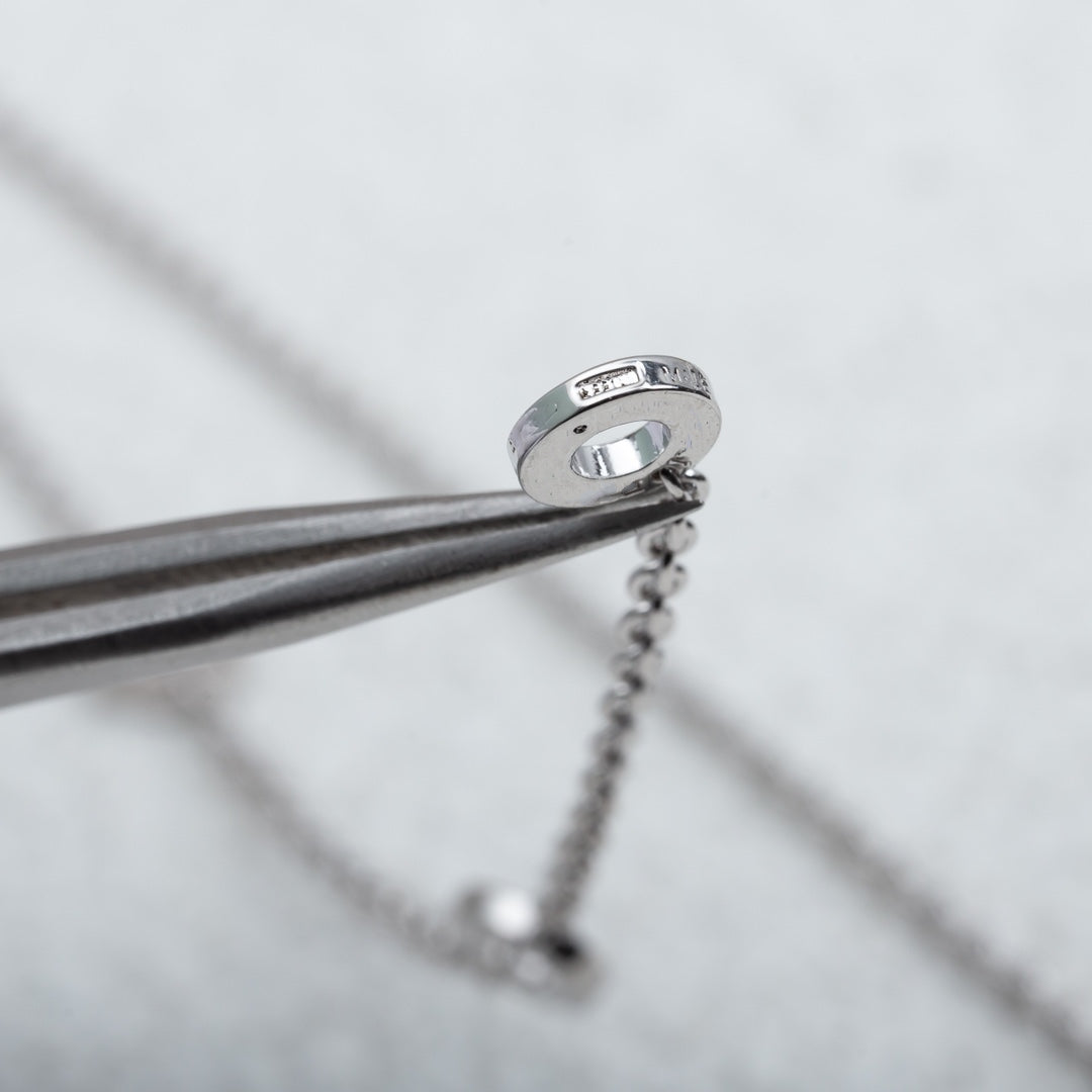[Echo ]PARENTESI HALSKETTE SILBER DIAMANT