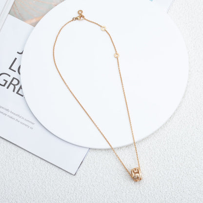 [Echo ]PARENTESI HALSKETTE ROTGOLD DIAMANT