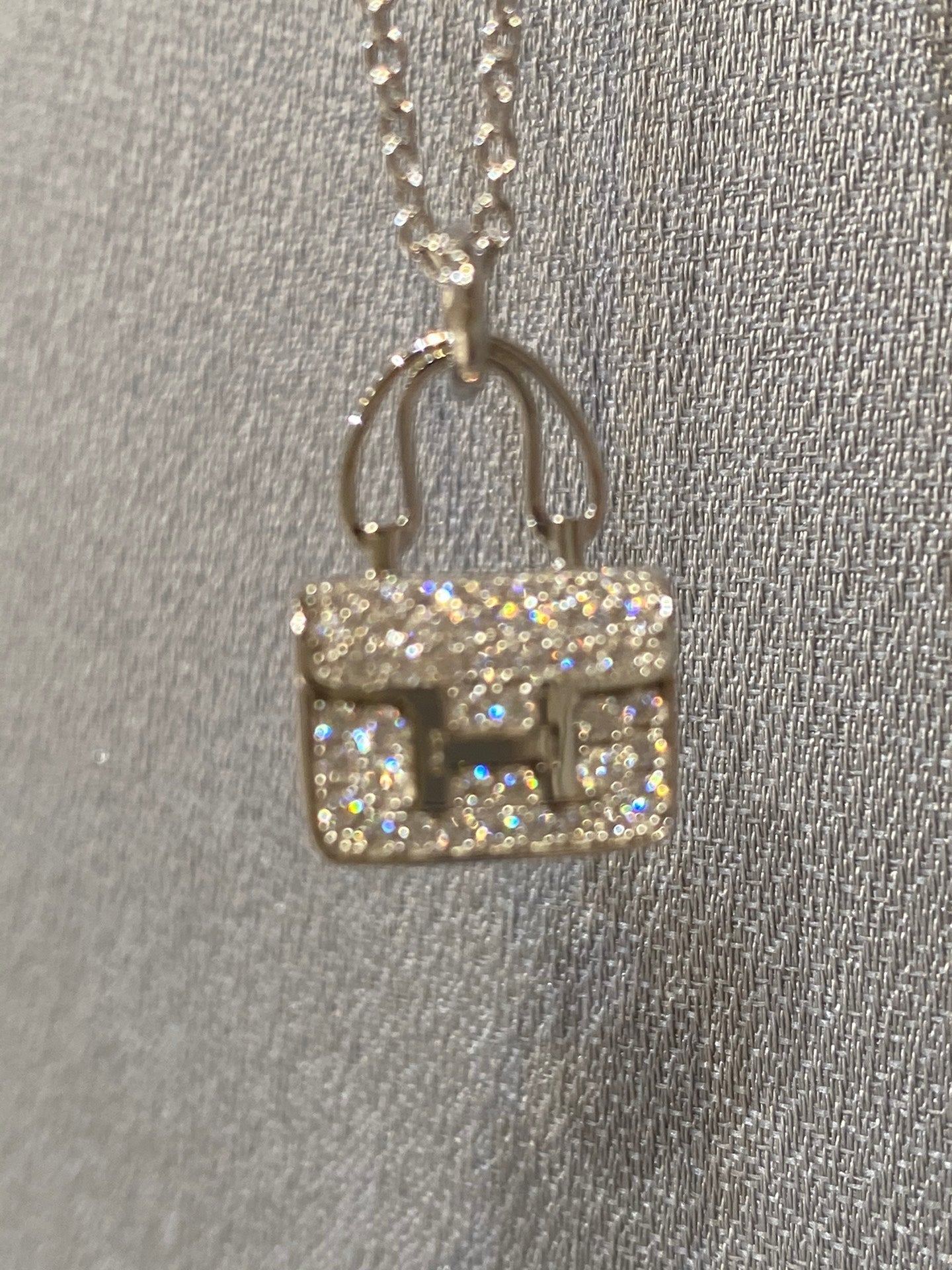 [Echo ]CONSTANCE PEDANT DIAMOND NECKLACE