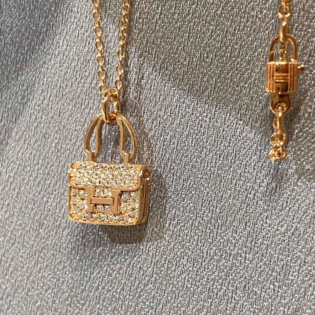 [Echo ]CONSTANCE PEDANT DIAMOND NECKLACE