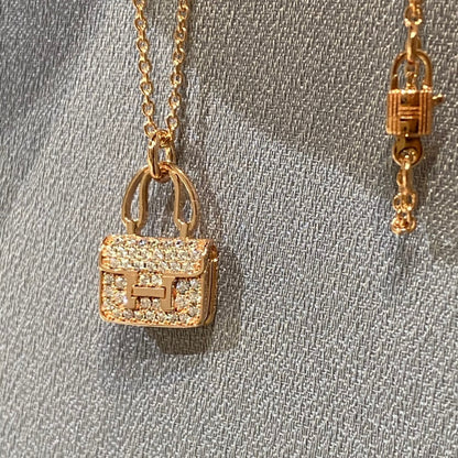 [Echo ]CONSTANCE PEDANT DIAMOND NECKLACE