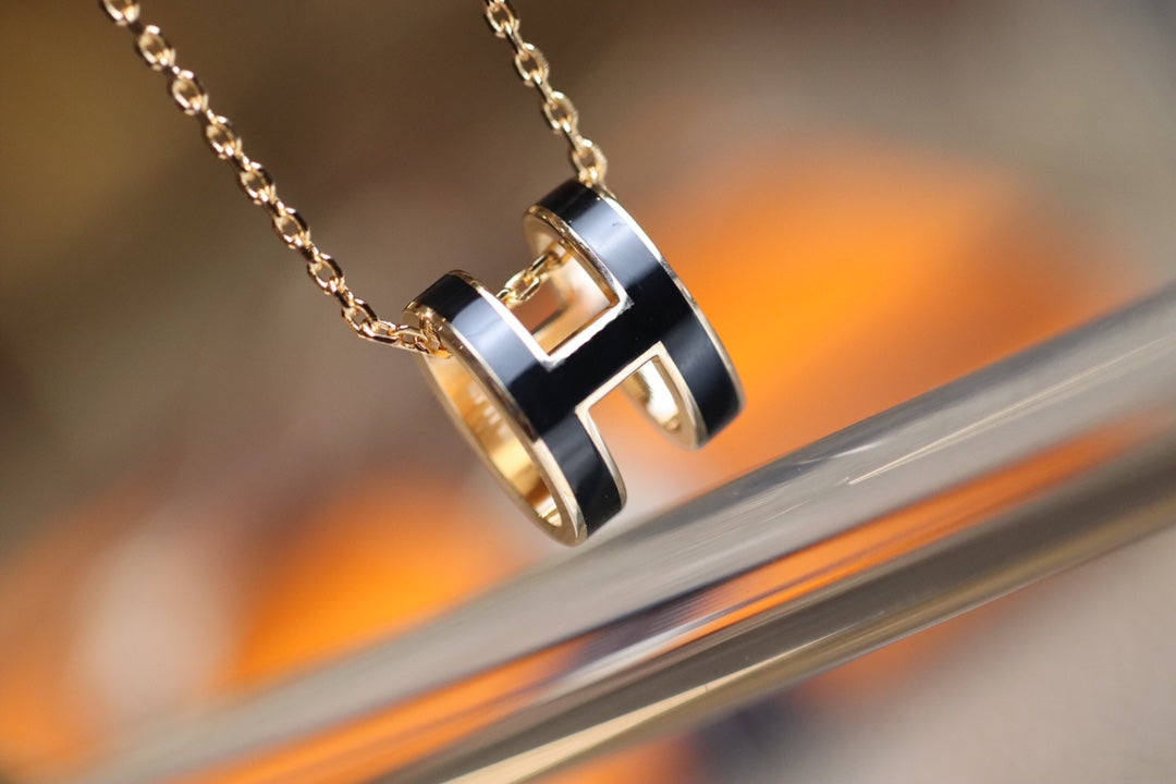 [Echo ]POP H PEDANT PINK GOLD