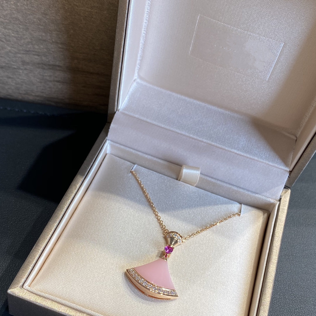 [Echo ]DREAM NECKLACE PINK OPAL