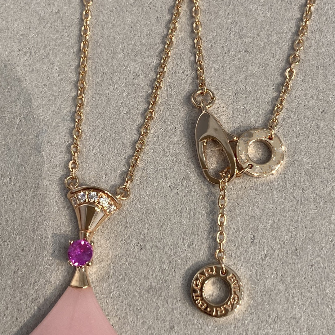 [Echo ]DREAM NECKLACE PINK OPAL