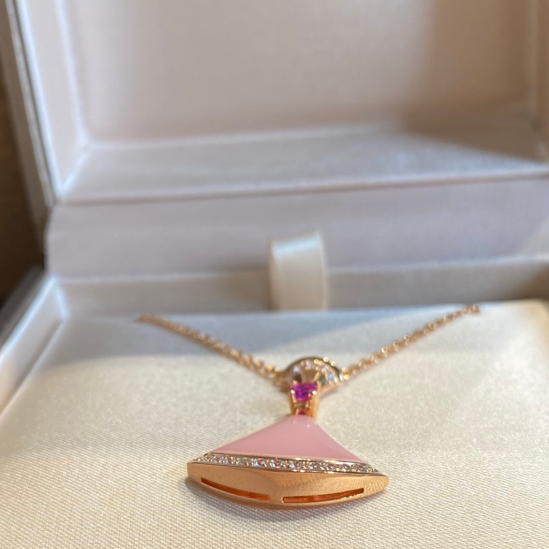 [Echo ]DREAM NECKLACE PINK OPAL