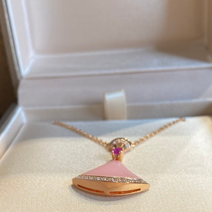 [Echo ]DREAM NECKLACE PINK OPAL