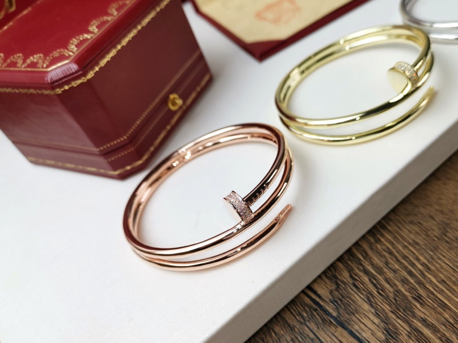 [Echo ]JUSTE BRACELET 3.5MM DOUBLE ROW DIAMOND