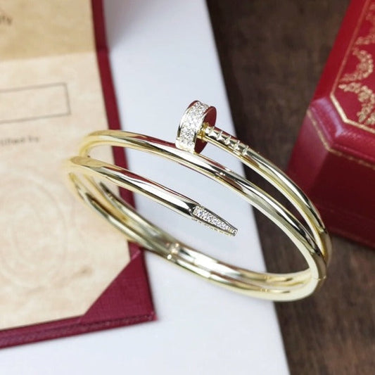 [Echo ]JUSTE BRACELET 3.5MM DOUBLE ROW DIAMOND