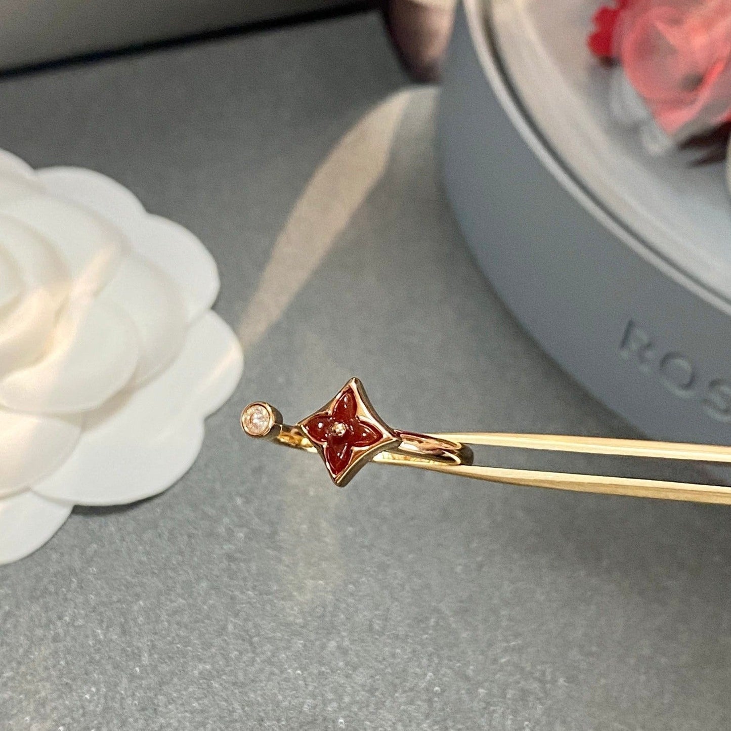 [Echo ]STAR 1 DIAMOND OPEN RING