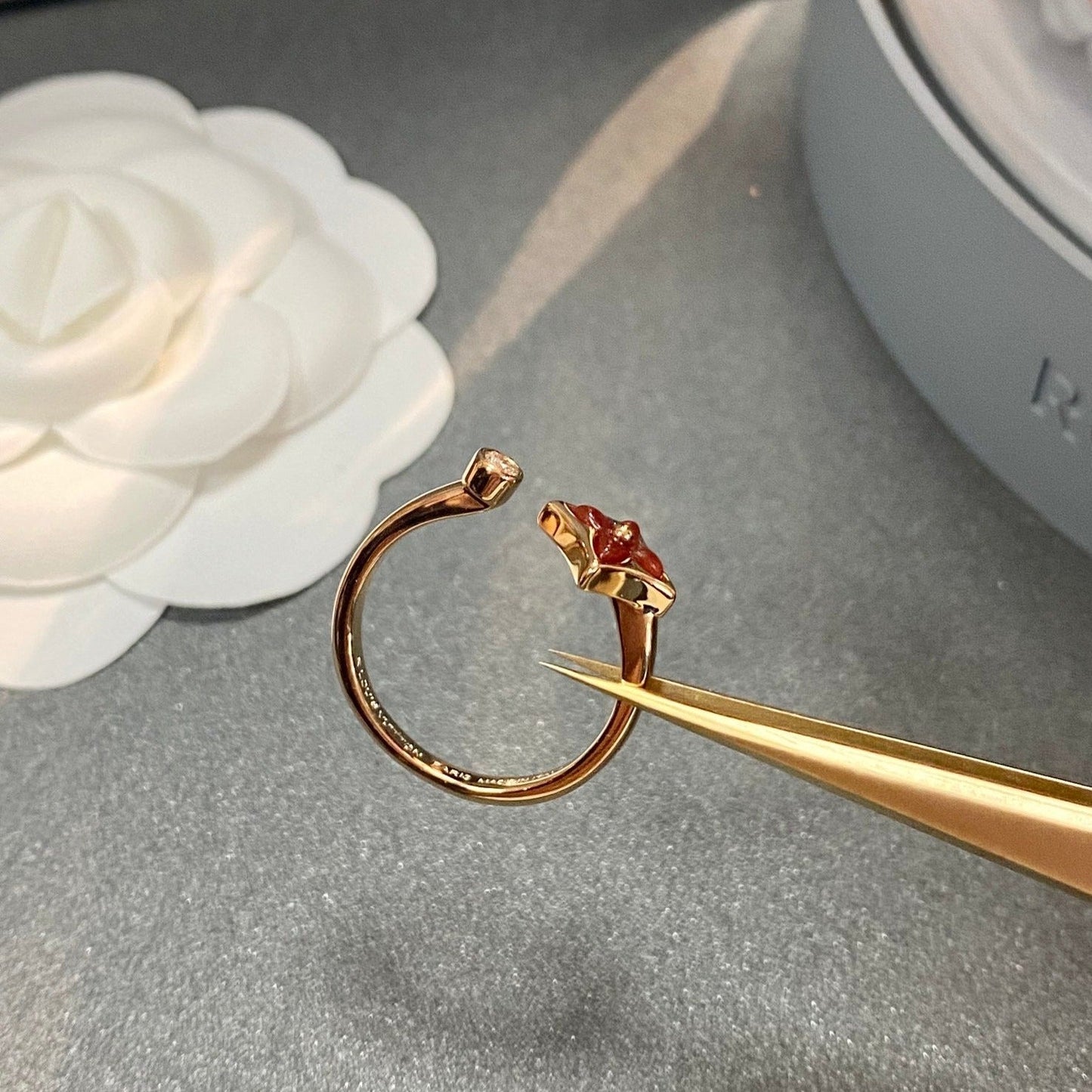 [Echo ]STAR 1 DIAMOND OPEN RING