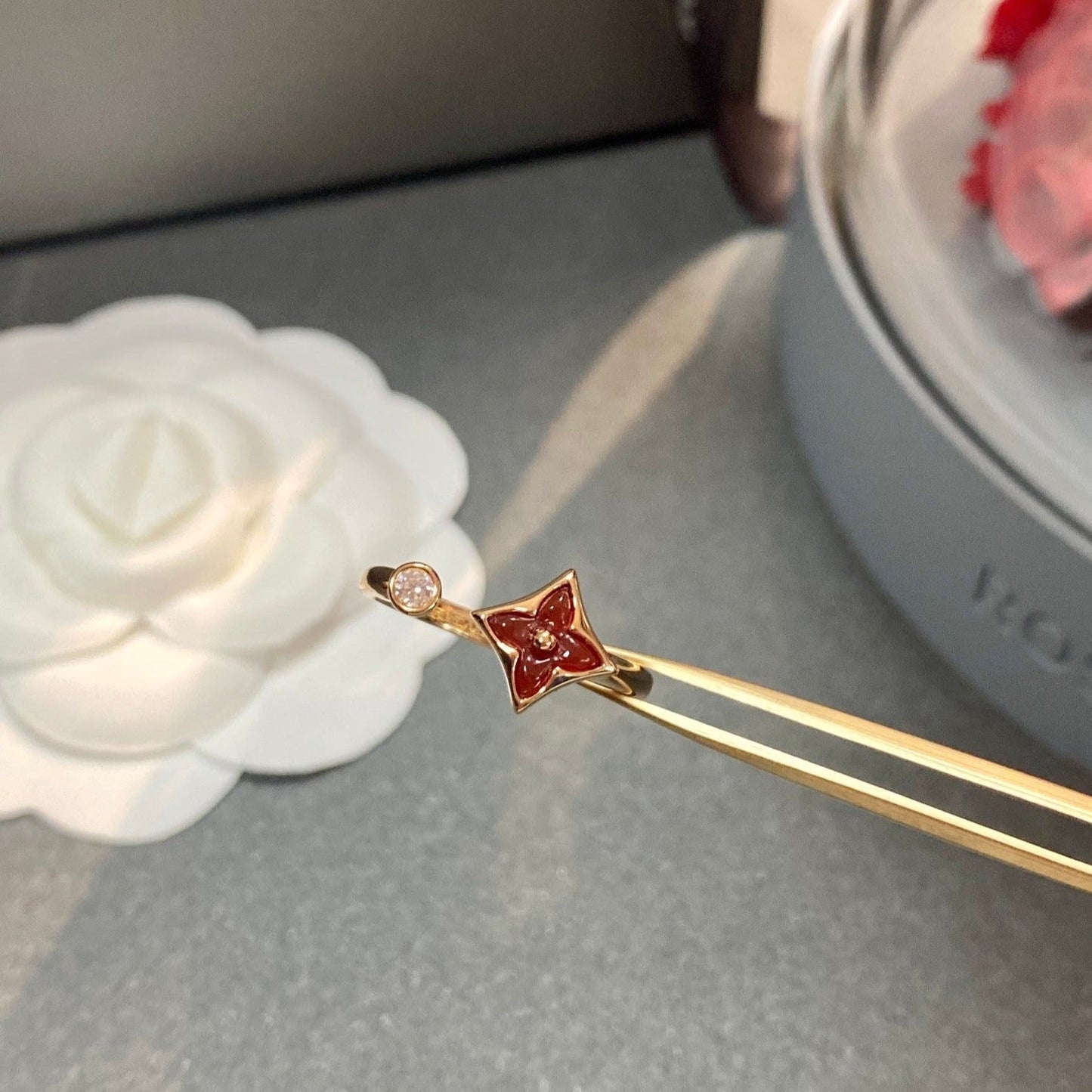 [Echo ]STAR 1 DIAMOND OPEN RING