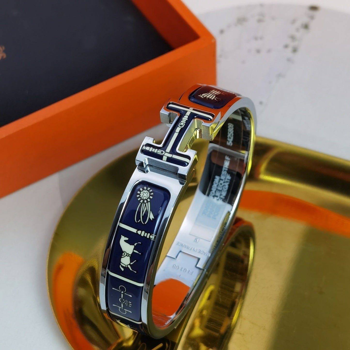 [Echo ]H COUVERTURES DARK BLUE BRACELET