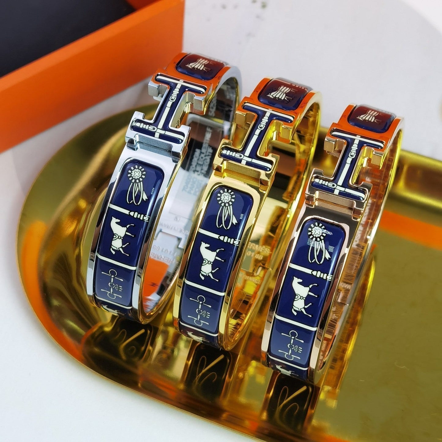 [Echo ]H COUVERTURES DARK BLUE BRACELET