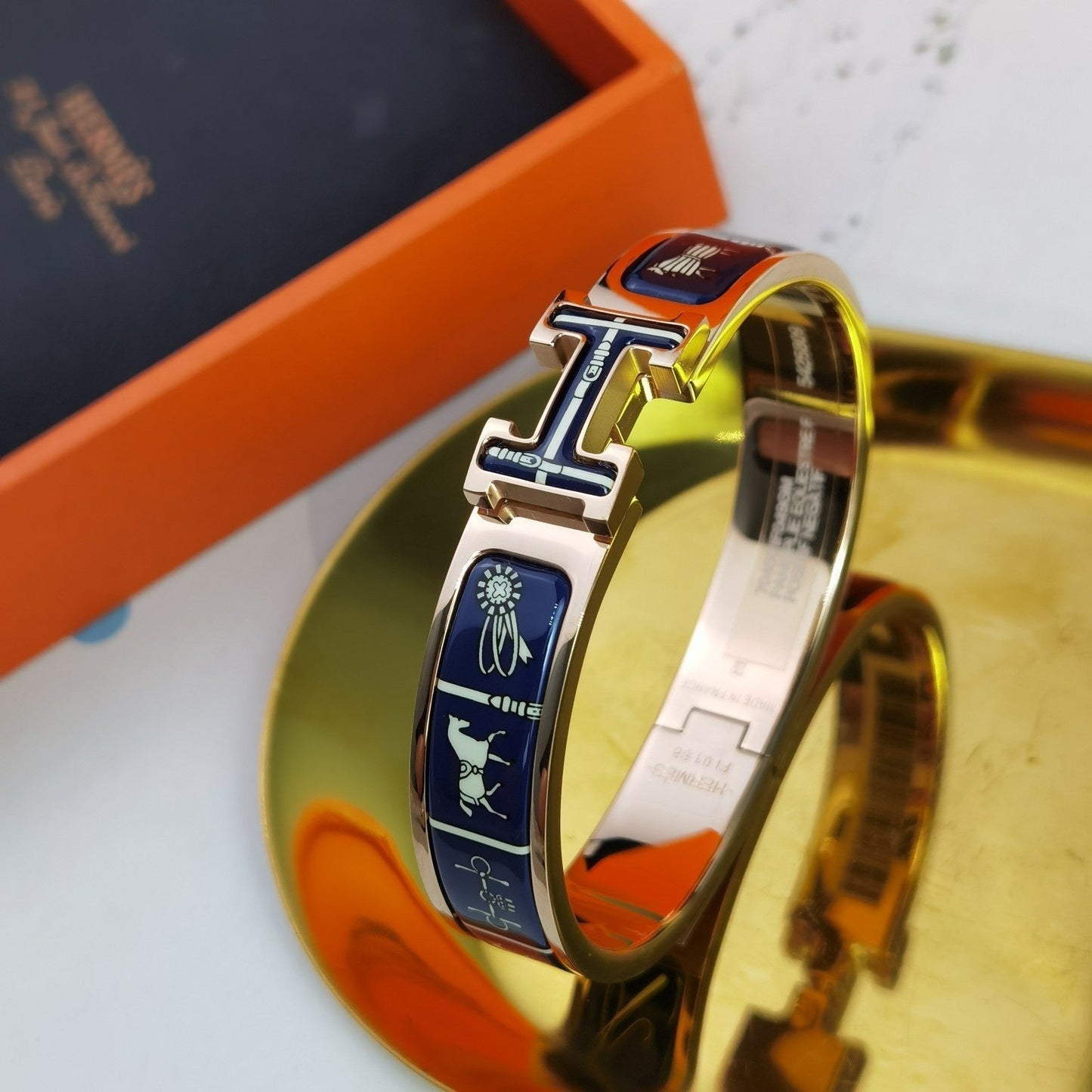 [Echo ]H COUVERTURES DARK BLUE BRACELET